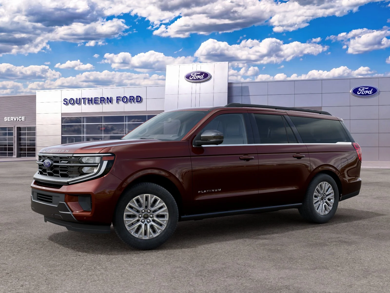 New 2027 Bronze Fire Metallic Tinted Clearcoat Ford Platinum image 25