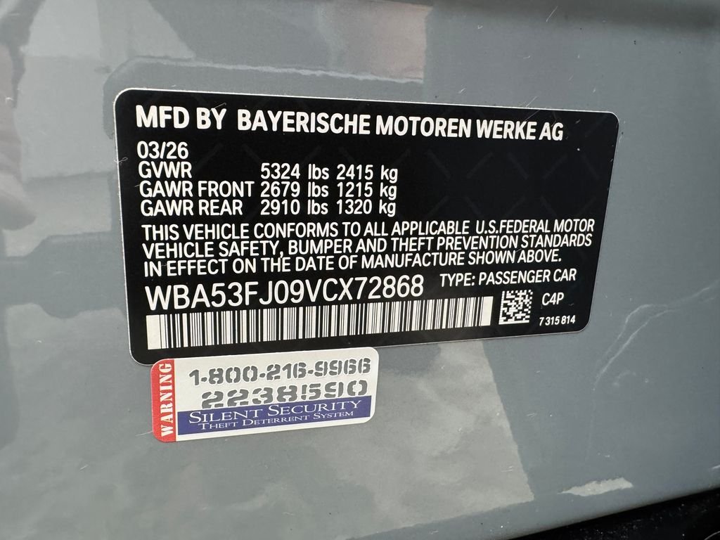 New 2027 Gray BMW 530i xDrive image 31