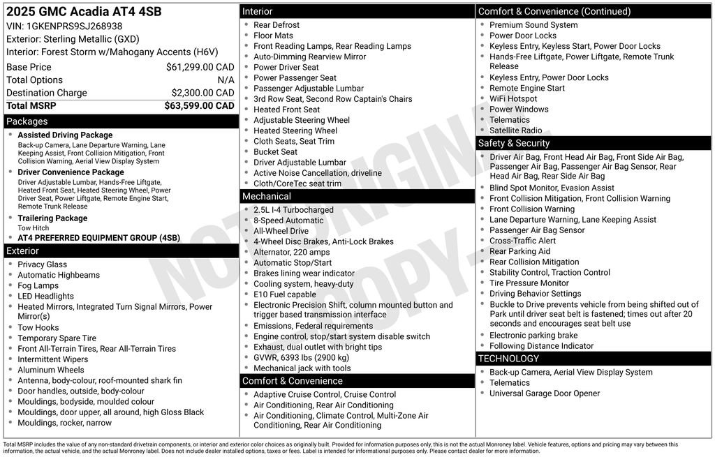 Certified Used 2025 Gray GMC AT4 image 22