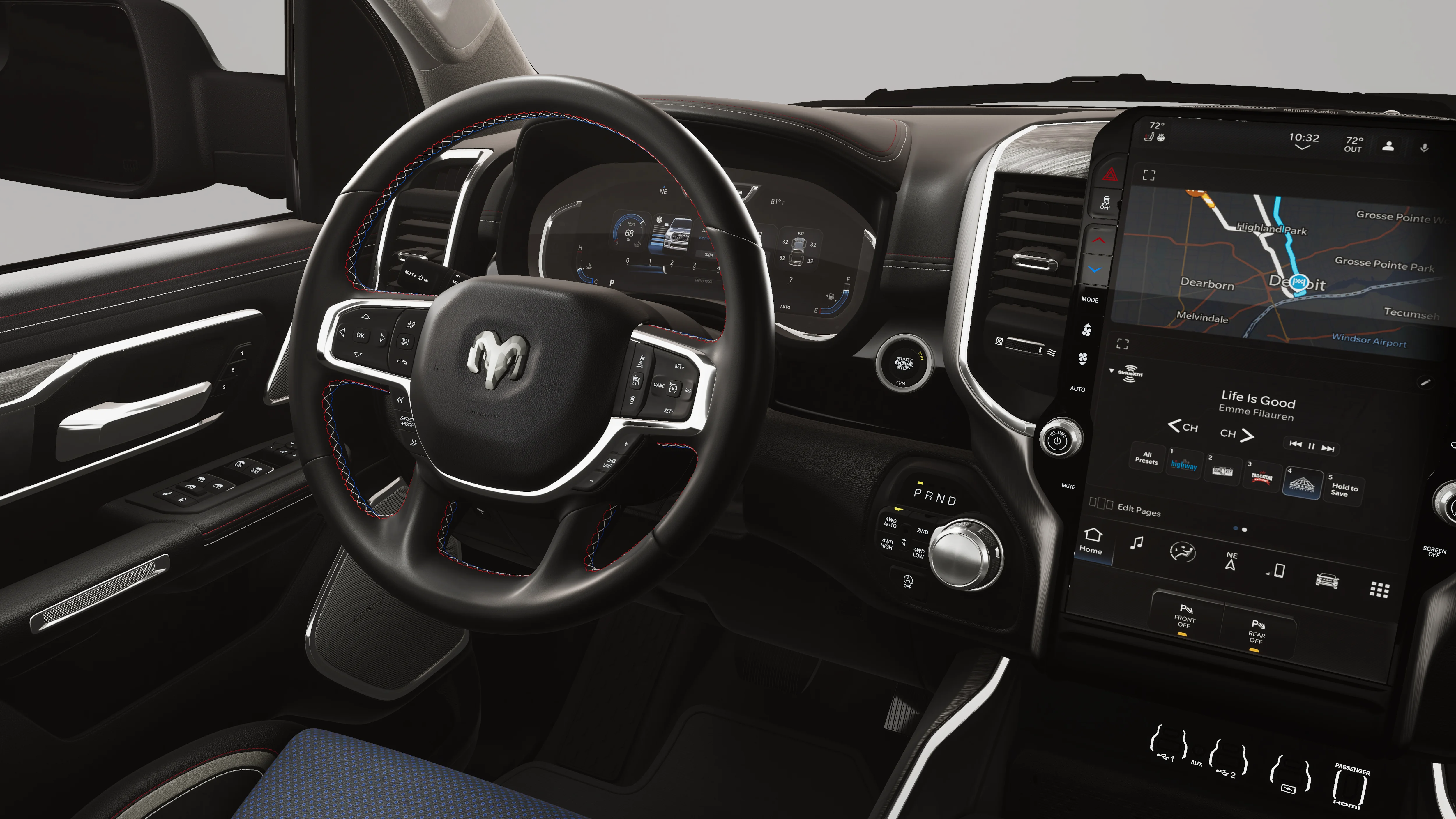 New 2026 Bright White Clear-Coat Exterior Paint RAM LARAMIE image 21