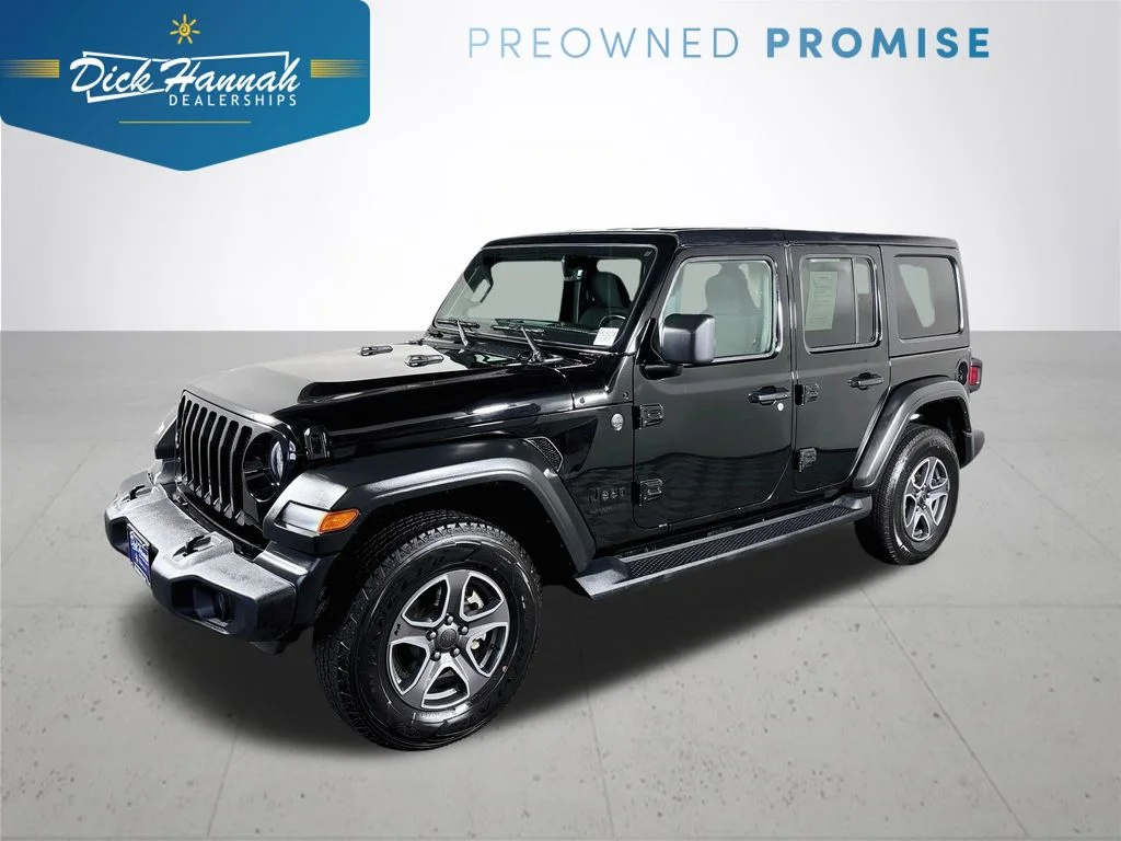 Used 2022 Black Jeep Unlimited Sport S image 1