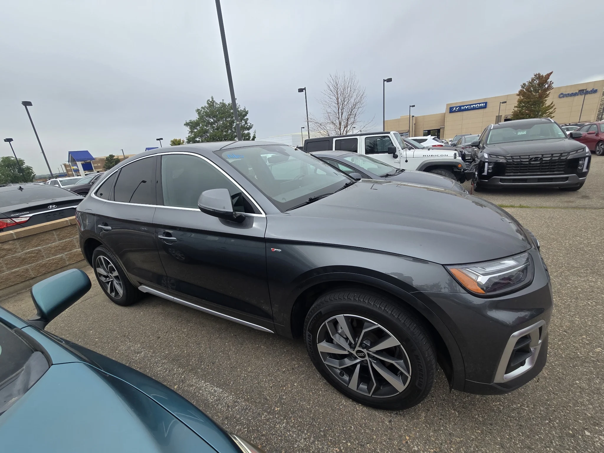 Used 2023 Daytona Gray Pearl Effect Audi S line Premium Plus image 17