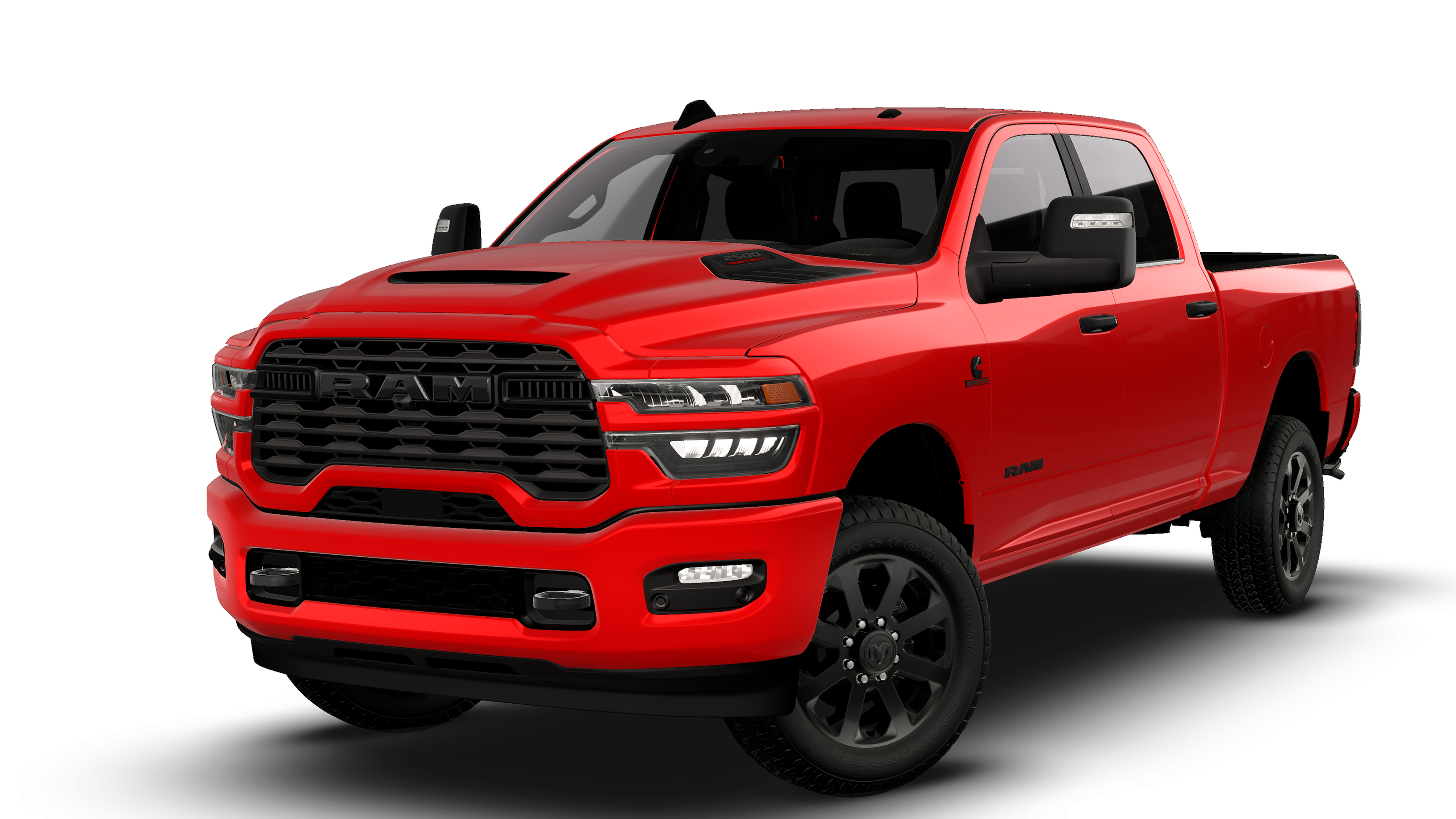 New 2027 Flame Red Clear-Coat Exterior Paint RAM BIG HORN image 13