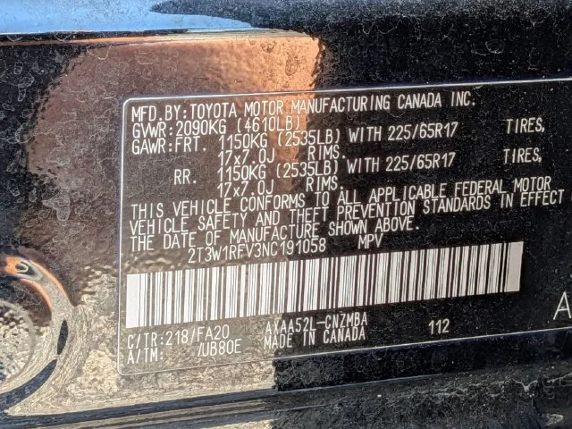 Used 2022 Black Toyota XLE image 30