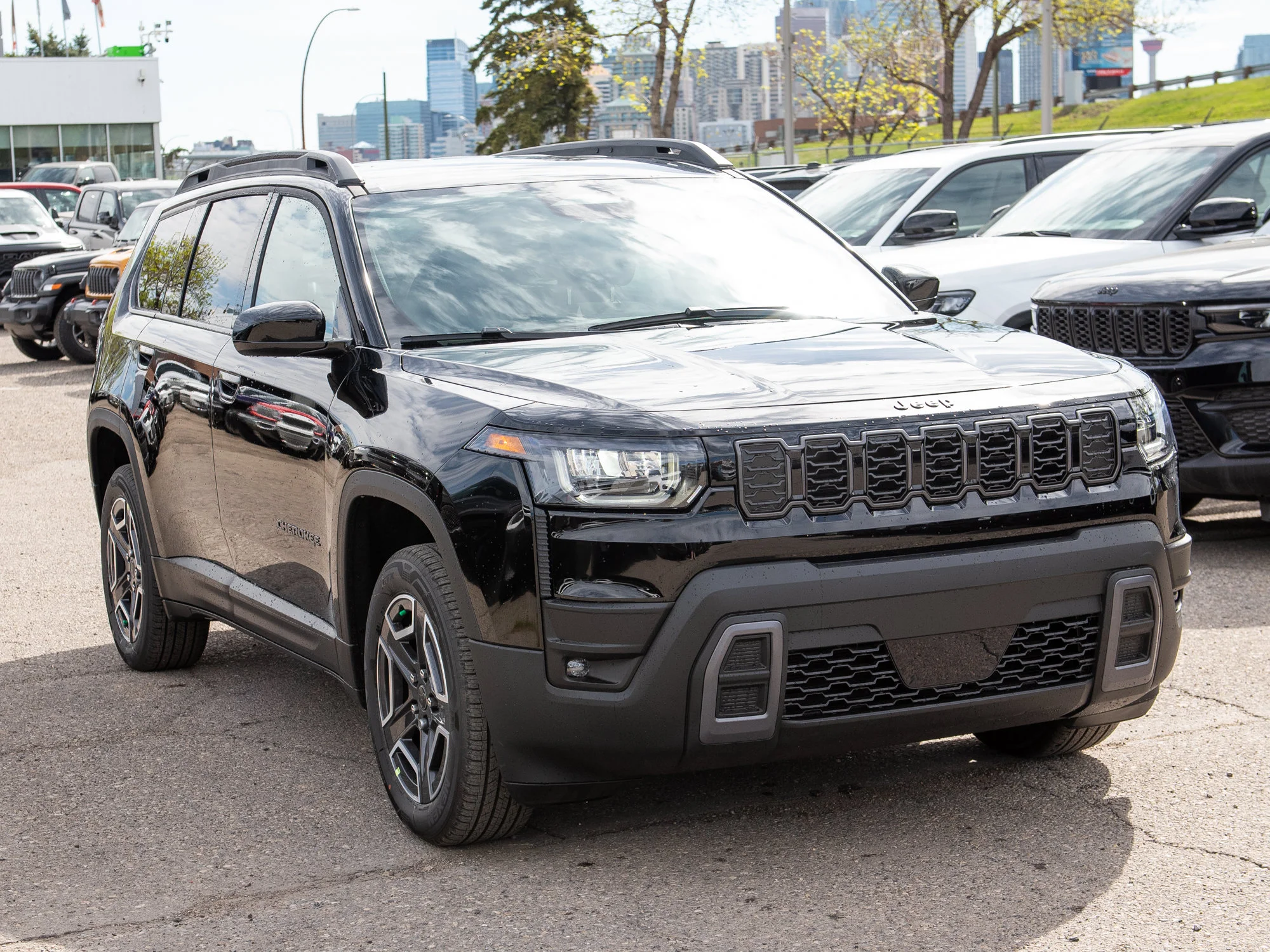 New 2026 Black Jeep Laredo * Hybrid image 6