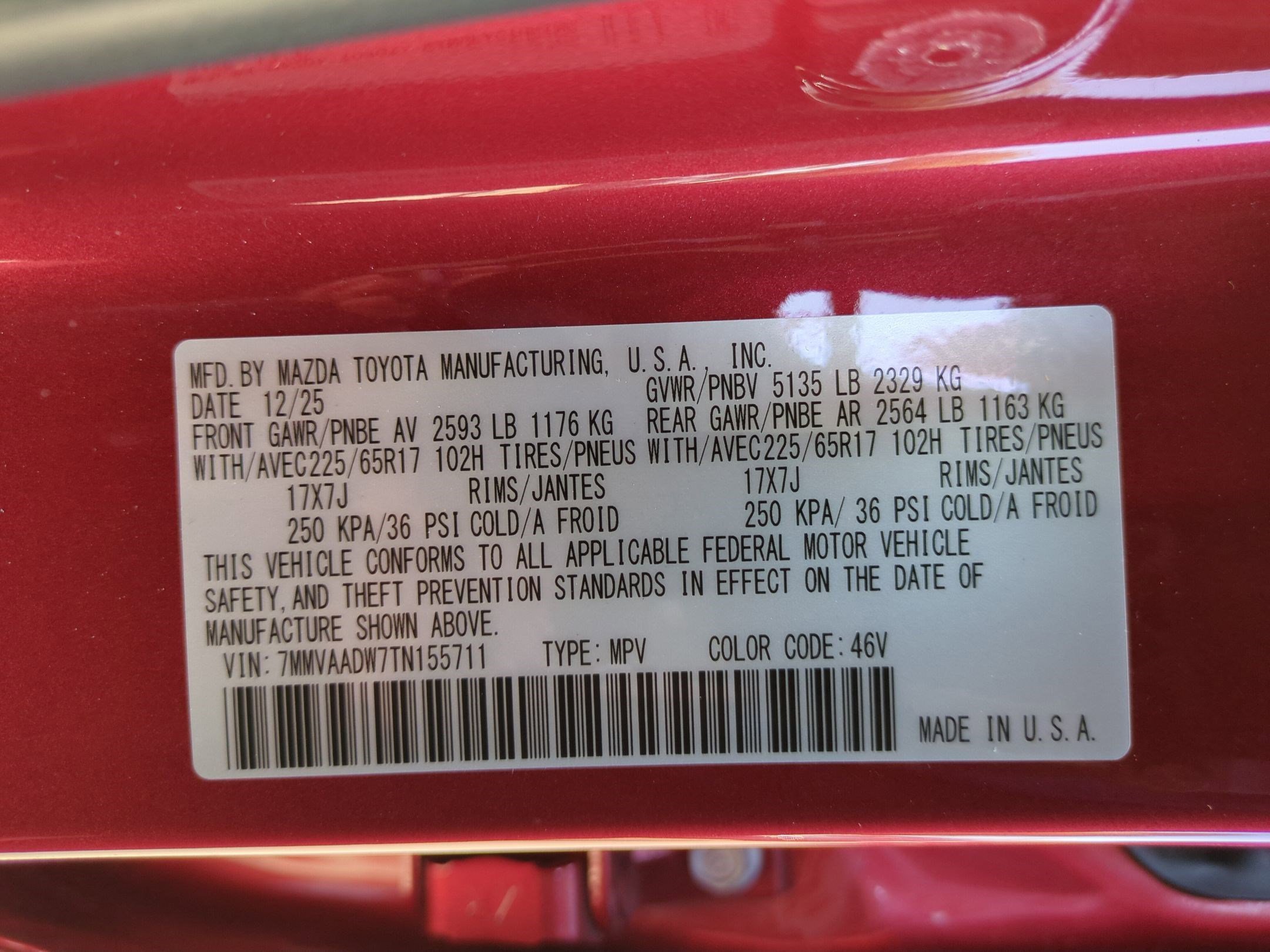 New 2026 Soul Red Crystal Metallic Mazda Premium AWD image 16