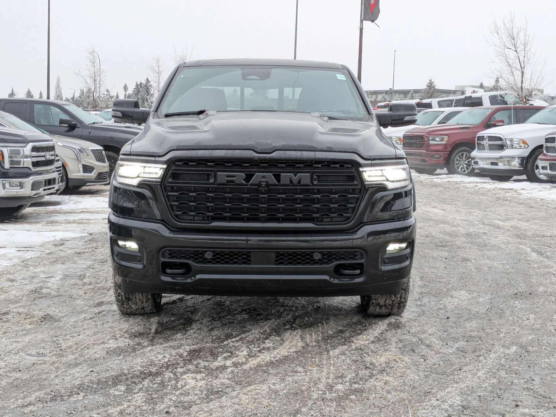 New 2026 Black RAM Limited - - Night Edition - Level A Grp - Pano Sunroof - 14.4 Uconnect NAV & More! image 3