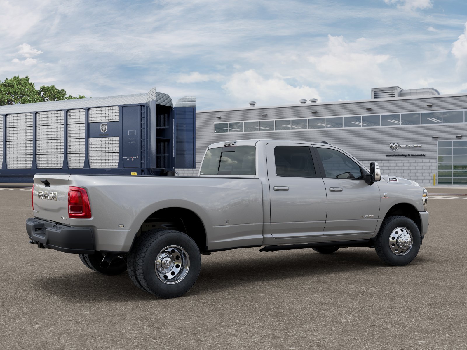 New 2026 Silver-Zynith Exterior Paint RAM LARAMIE image 2