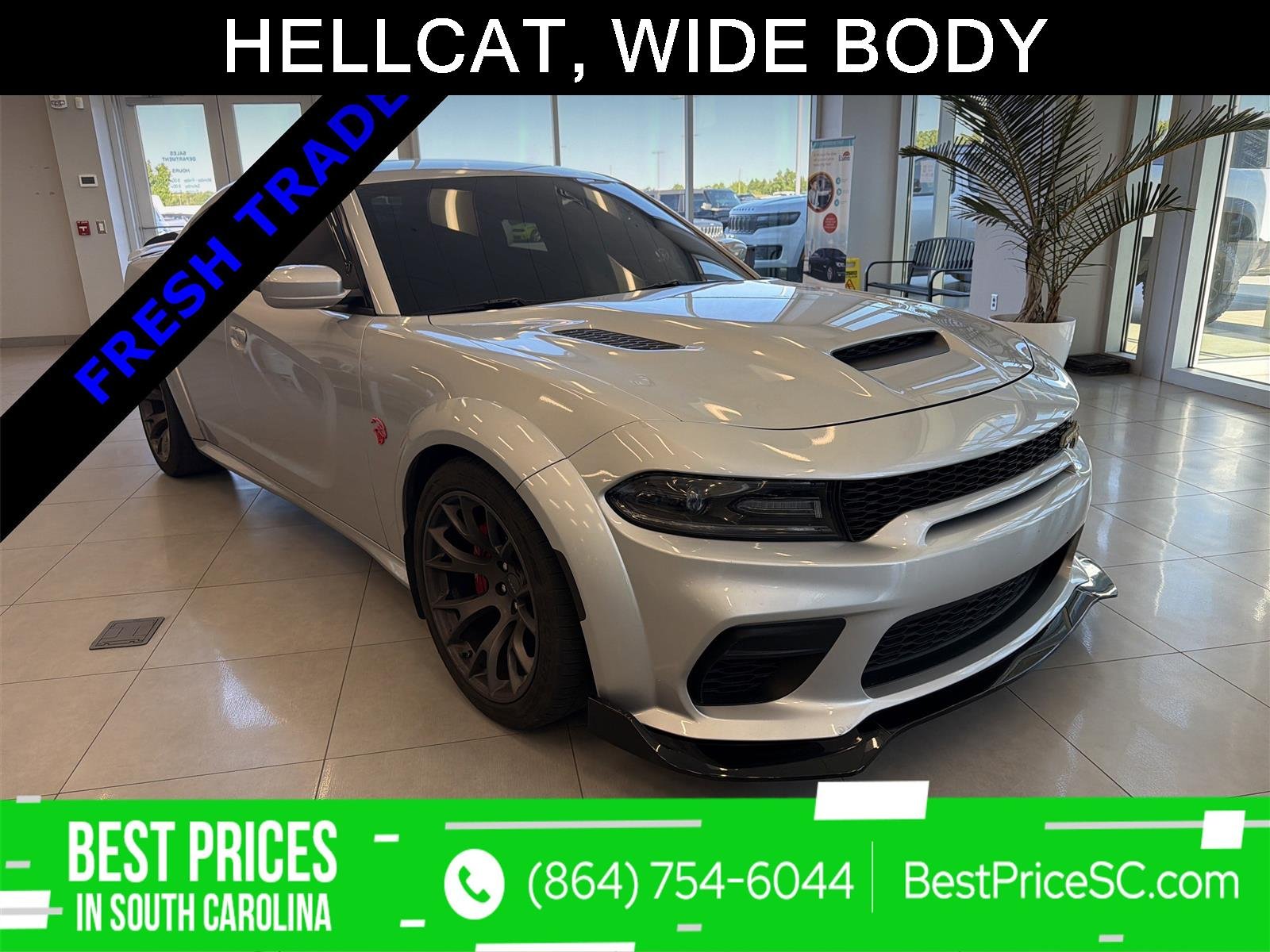 Used 2021 Triple Nickel Clearcoat Dodge SRT Hellcat Widebody image 1