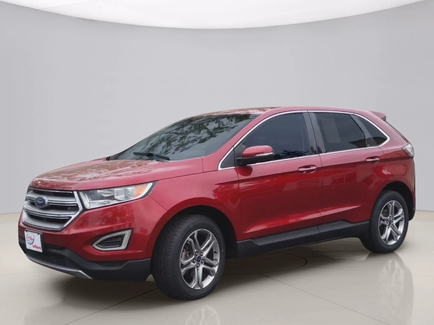 Used 2016 Red Ford TITANIUM image 1