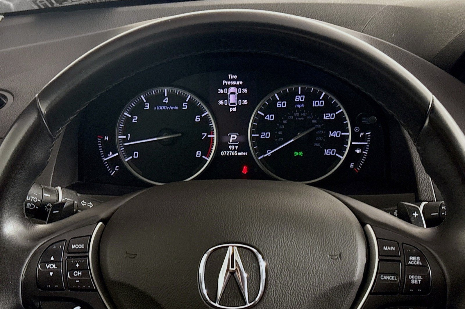 Used 2016 Graphite Luster Metallic Acura Advance Package image 18