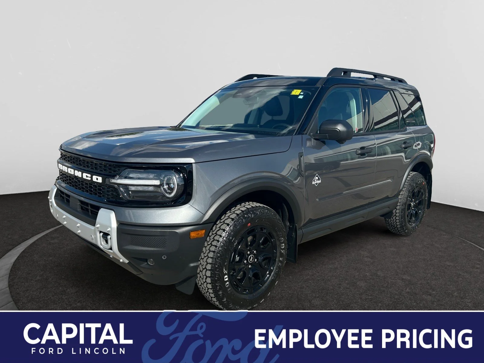 New 2026 Carbonized Grey Metallic Ford Outer Banks image 1