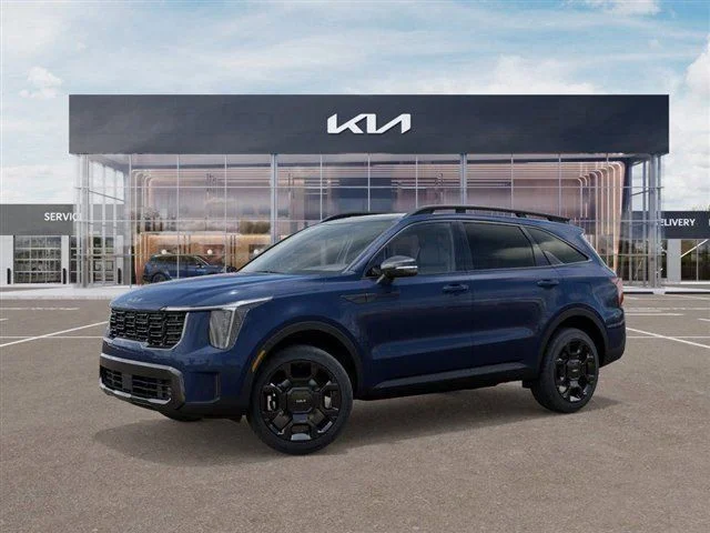 New 2026 Midnight Lake Blue Kia X-Line EX AWD image 3