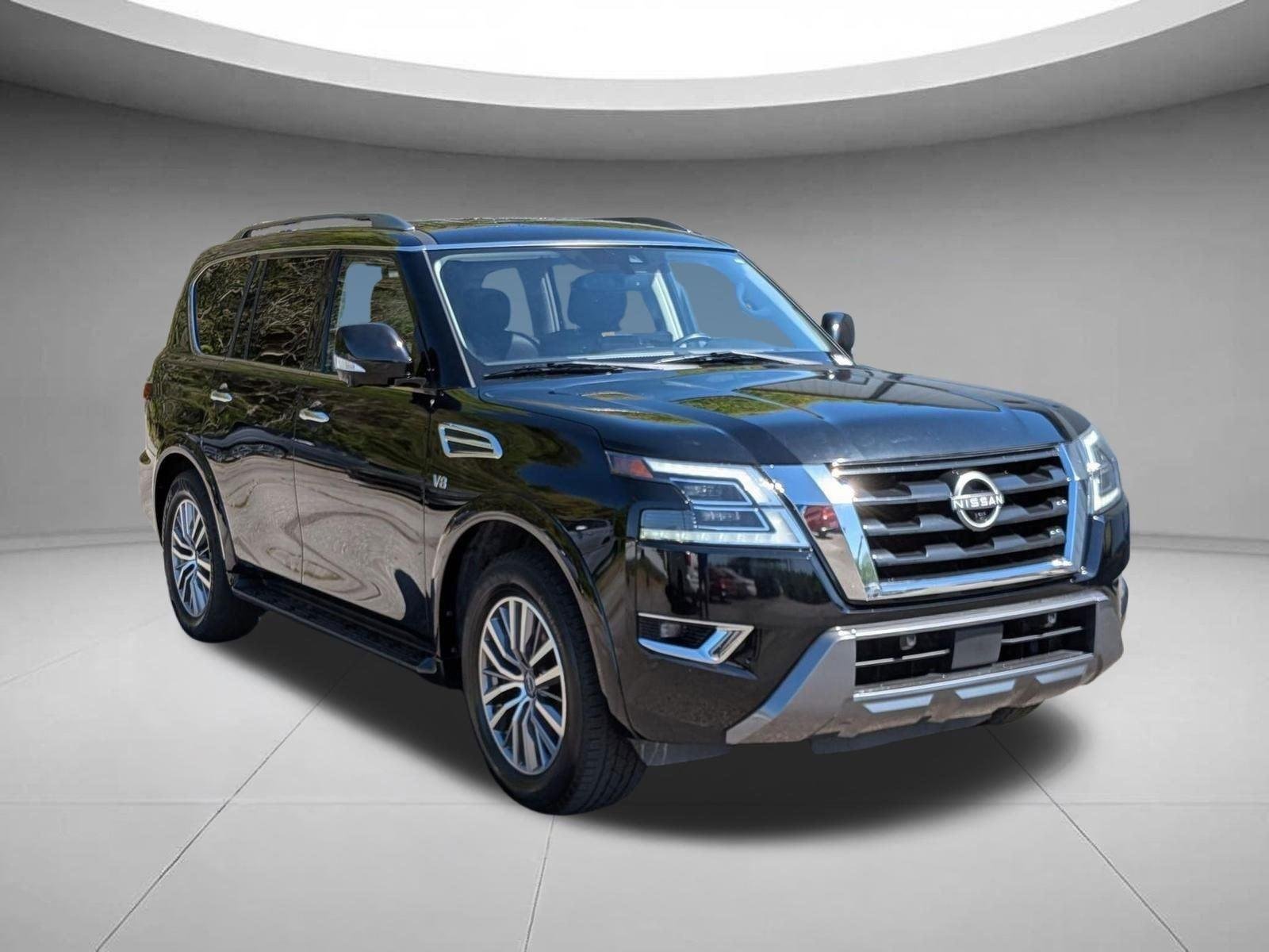 Used 2021 Super Black Nissan SL image 3