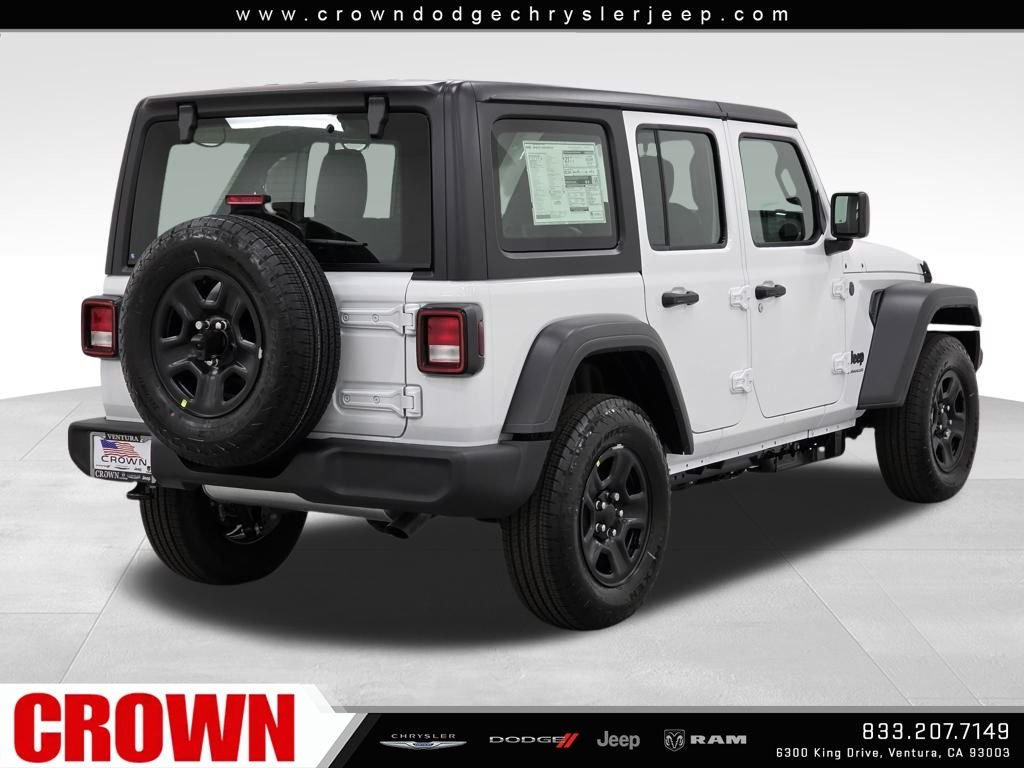 New 2026 Bright White Clear-Coat Exterior Paint Jeep Sport image 5
