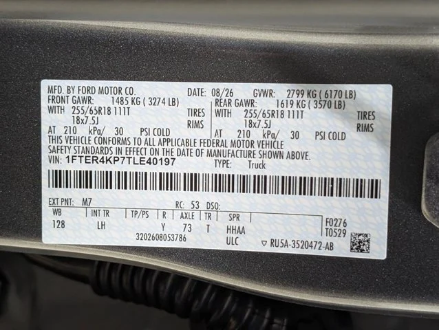 New 2026 Carbonized Gray Metallic Ford Lariat® image 57