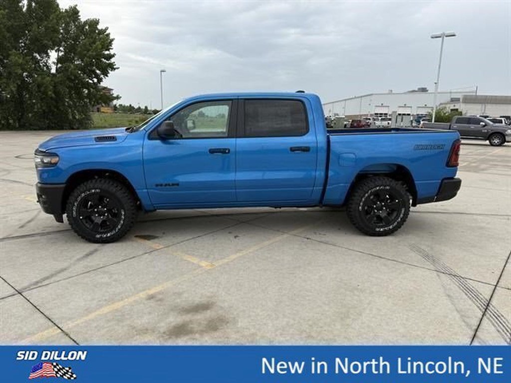 New 2026 Hydro Blue Pearl-Coat Exterior Paint RAM Warlock Crew Cab 4x4 5