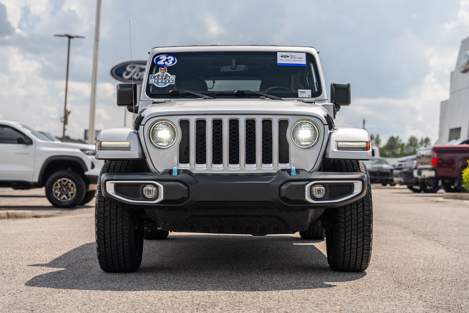 Certified Used 2023 Silver Jeep Sahara 4xe image 2