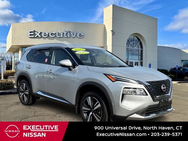 Certified Used 2023 Silver Nissan Platinum image 1