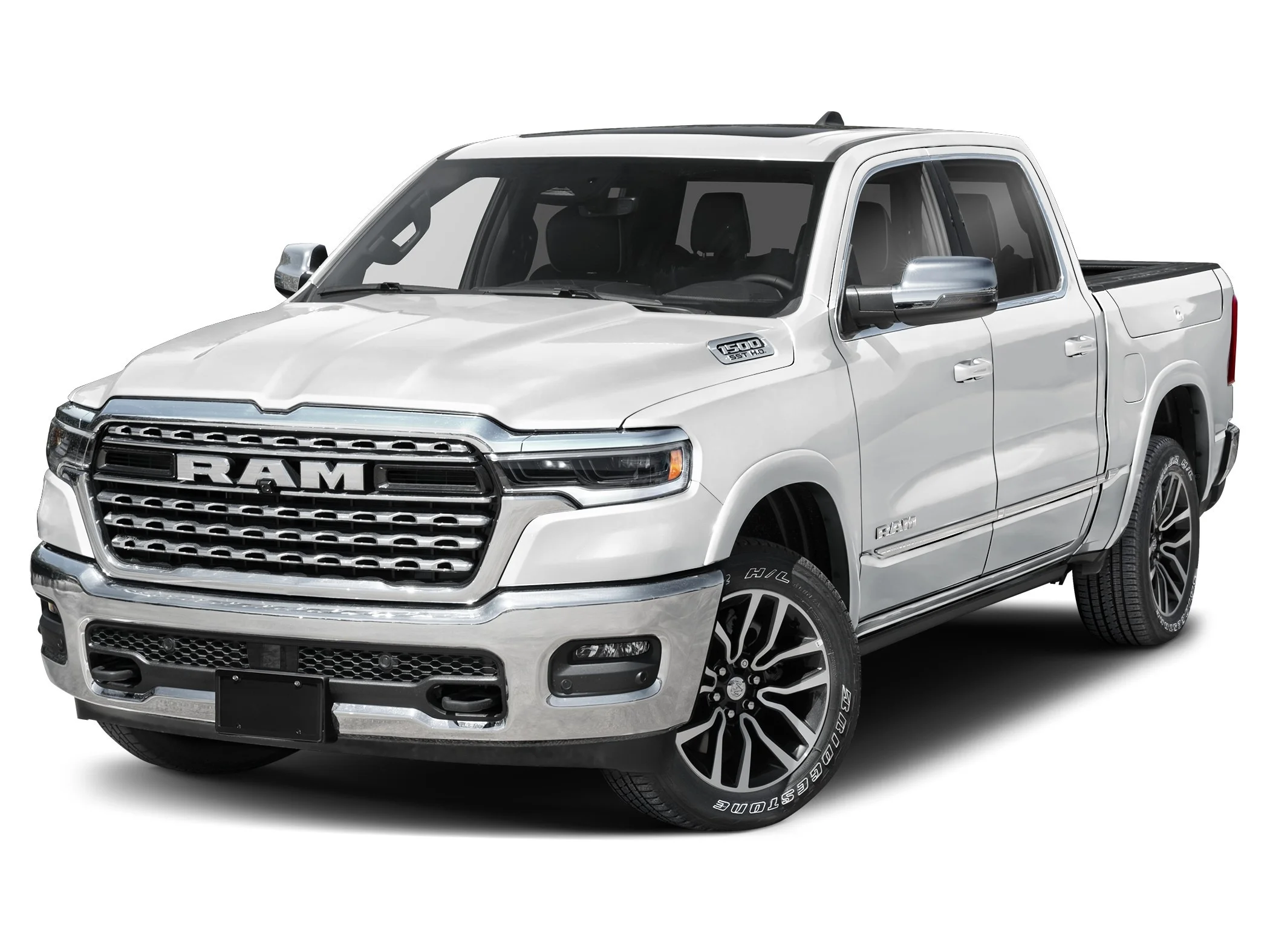 New 2027 Bright White Ram LIMITED CREW CAB 4X4 5