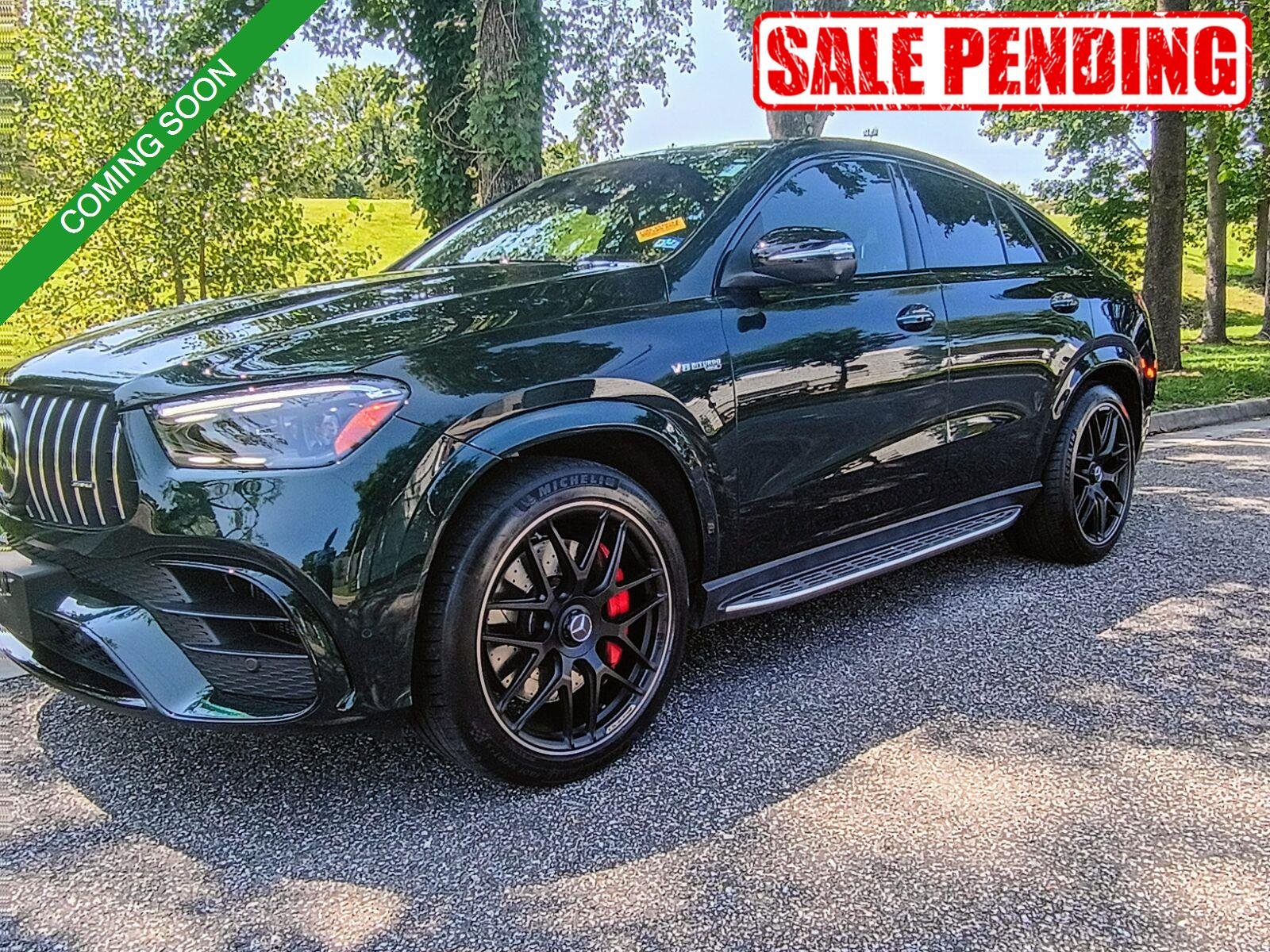 Used 2024 Emerald Green Metallic Mercedes-Benz AMG® GLE 63 S image 1