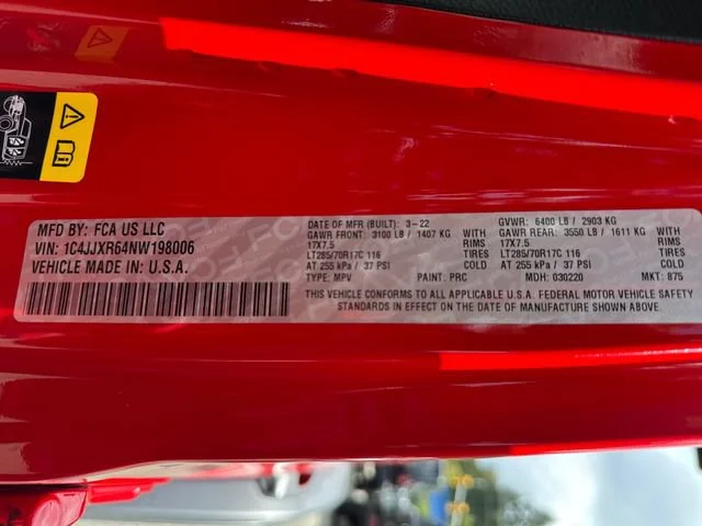 Used 2022 Firecracker Red Clearcoat Jeep Unlimited Rubicon 4xe image 16