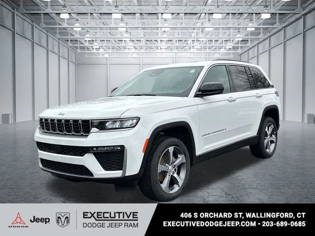 New 2026 Bright White Clear-Coat Exterior Paint Jeep Limited image 1
