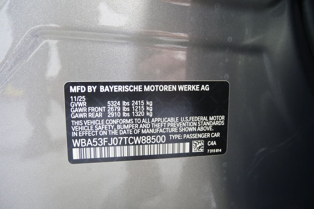 Used 2026 Oxide Grey Metallic BMW 530i xDrive image 26