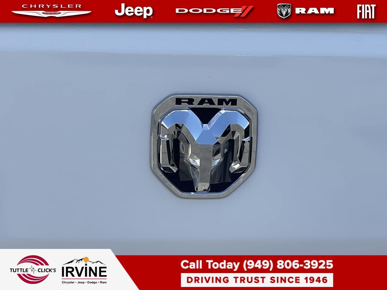 New 2026 Bright White Clear-Coat Exterior Paint RAM Tradesman image 8