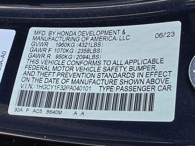 2023 Honda Accord EX - Photo 33