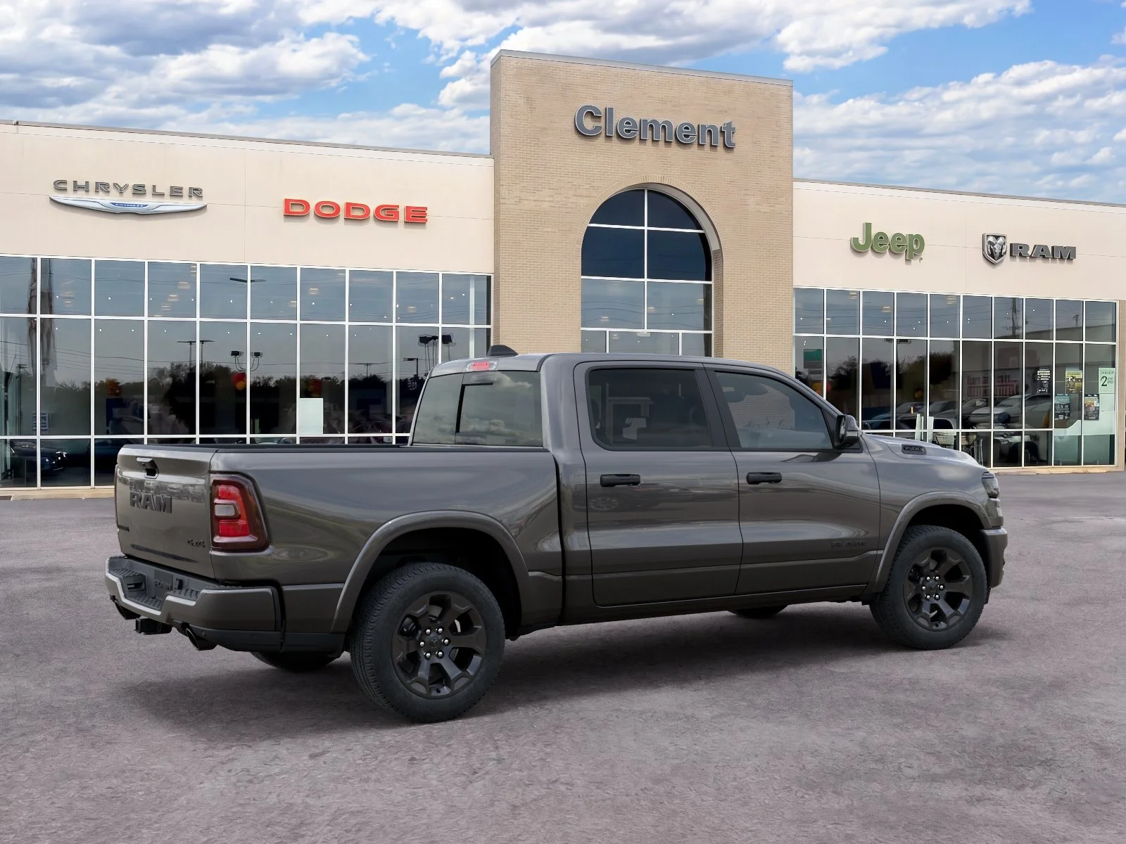New 2026 Granite Crystal Metallic Clear-Coat Exterior Paint RAM Big Horn/Lone Star image 33