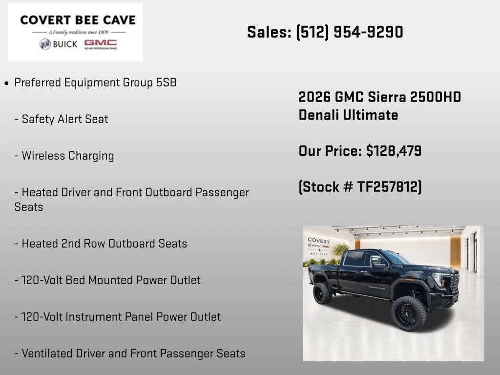 New 2026 Onyx Black GMC Denali Ultimate image 19