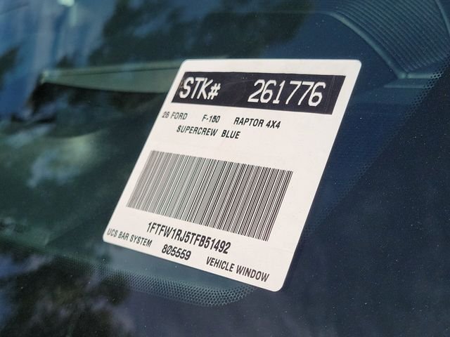New 2026 Antimatter Blue Metallic Ford Raptor® image 35