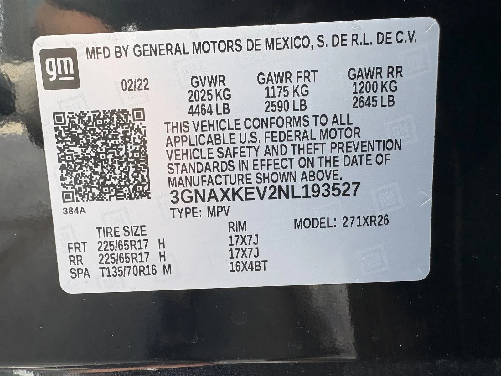 Used 2022 Mosaic Black Metallic Chevrolet LT image 15