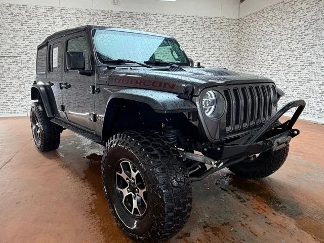 Used 2021 Granite Crystal Metallic Clearcoat Jeep Unlimited Rubicon image 7