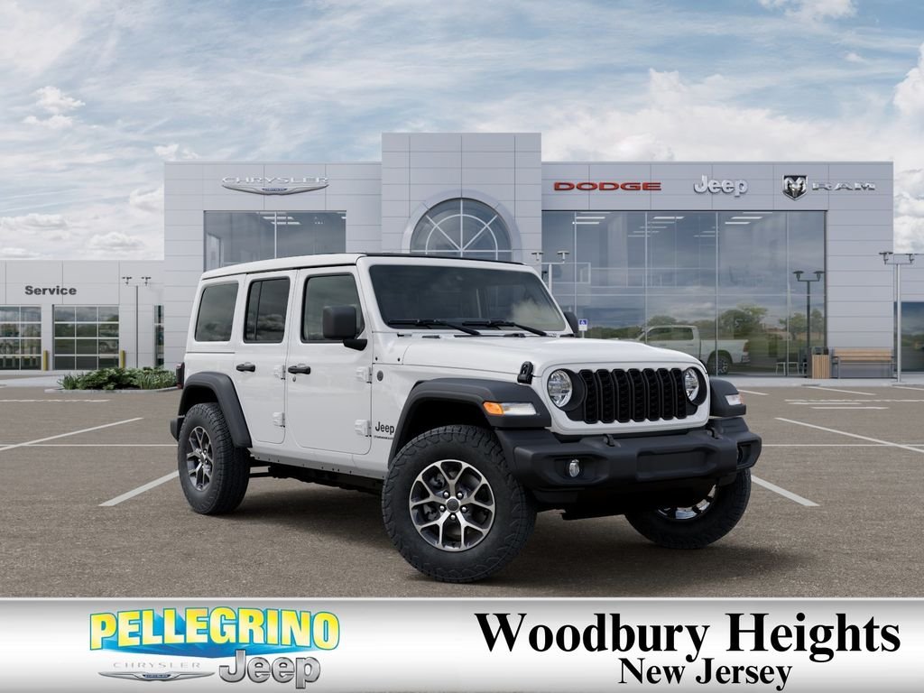 New 2026 Bright White Clear-Coat Exterior Paint Jeep Sport S image 5