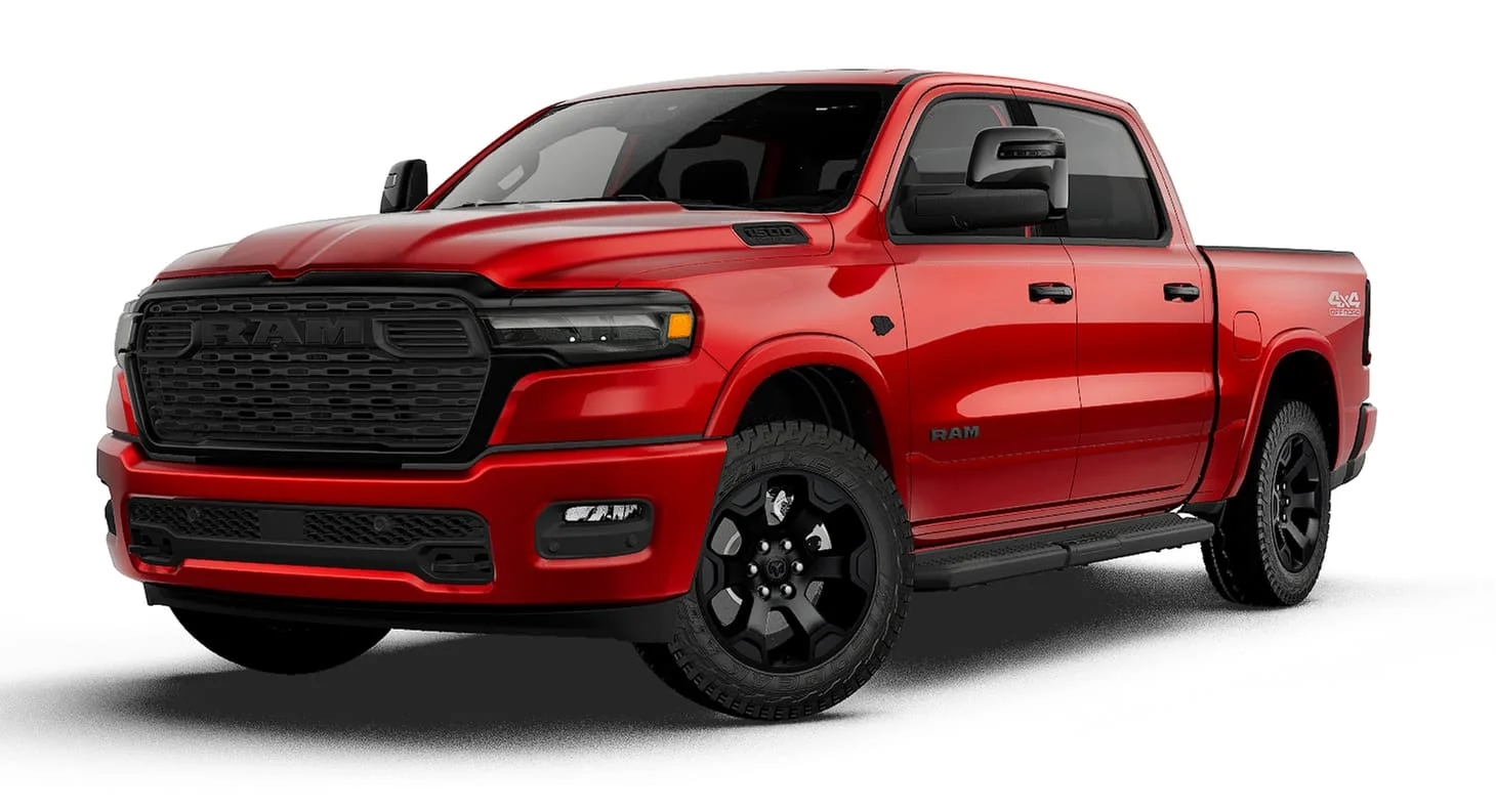 New 2027 Molten Red Pearl-Coat Exterior Paint RAM BIG HORN image 27