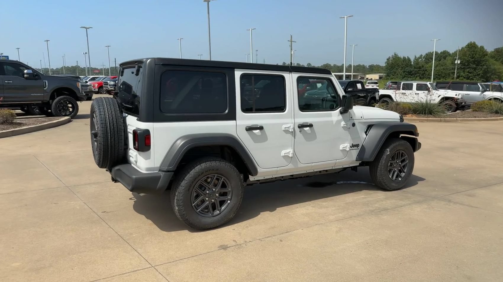 New 2024 Bright White Clearcoat Jeep Sport S image 8