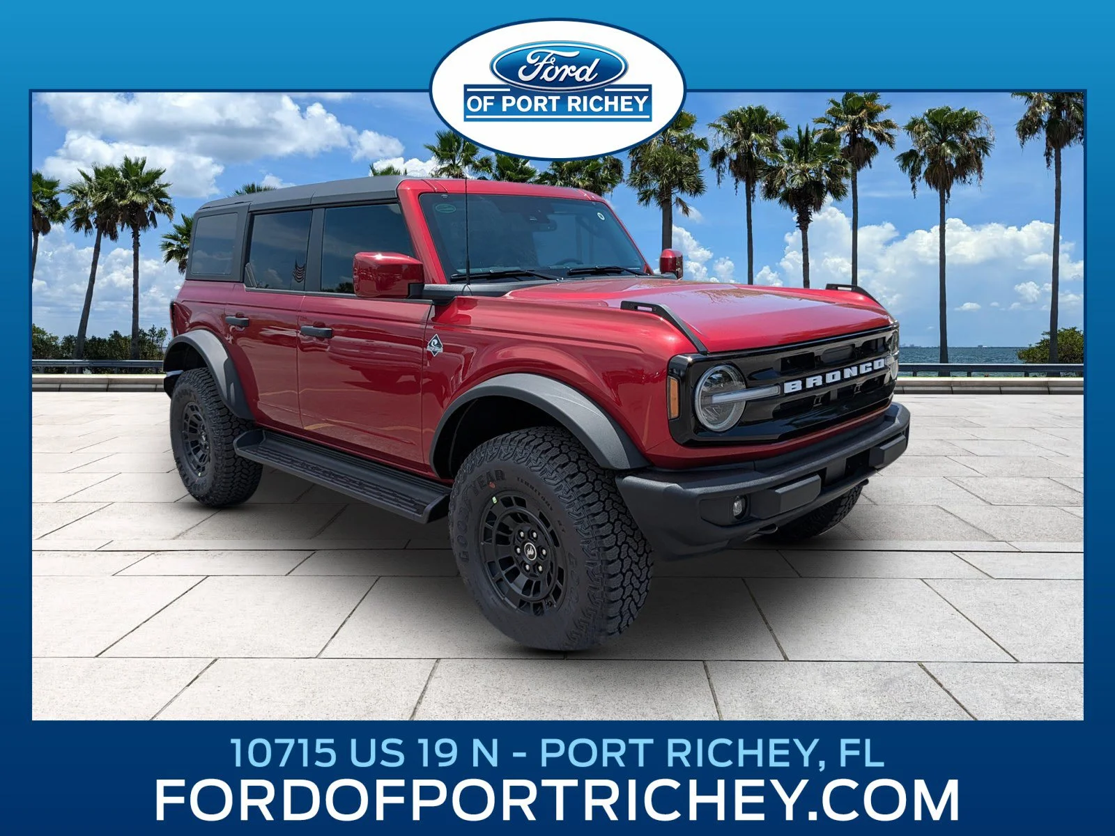 New 2026 Ruby Red Metallic Tinted Clearcoat Ford Outer Banks® image 1