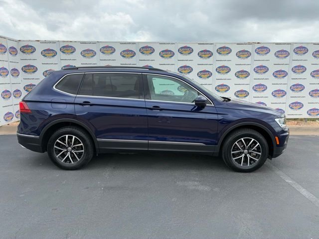 Atlantic Blue 2021 Volkswagen Tiguan SE FWD SUV / Crossover Front-Wheel Drive 8-Speed Automatic