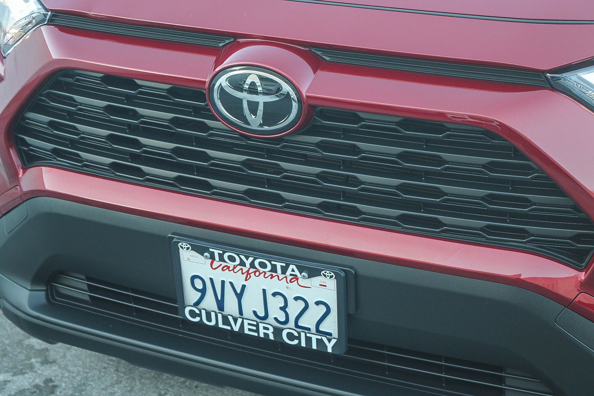 Certified Used 2025 Ruby Flare Pearl Toyota Hybrid LE image 5