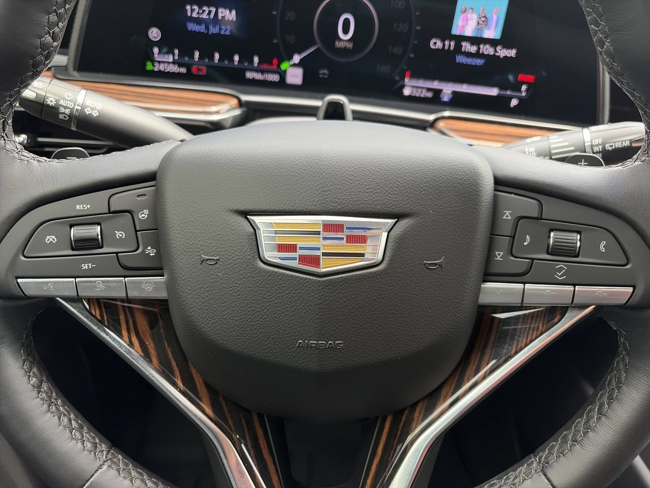 Used 2024 Galactic Gray Metallic Cadillac 4WD Premium Luxury image 21