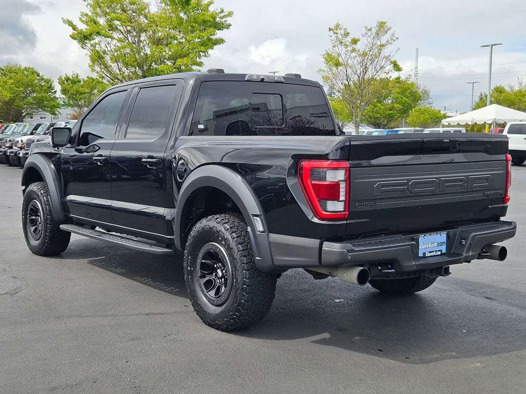 Used 2021 Black Ford Raptor image 4