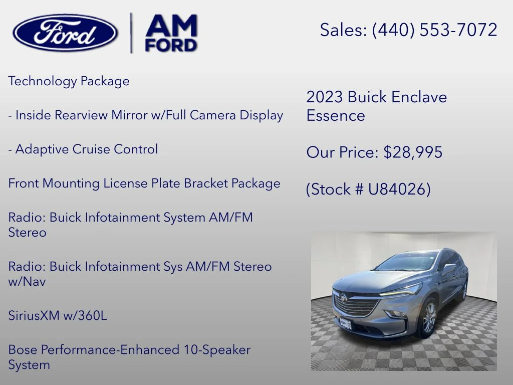 Certified Used 2023 Moonstone Gray Metallic Buick Essence image 12
