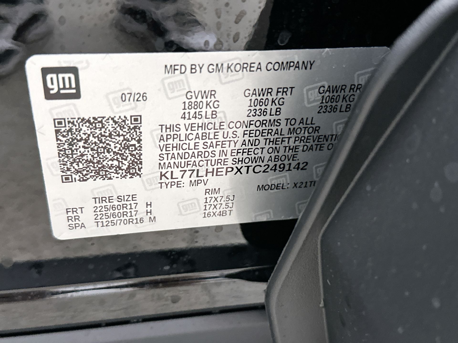 New 2026 Mosaic Black Metallic Chevrolet LT image 61