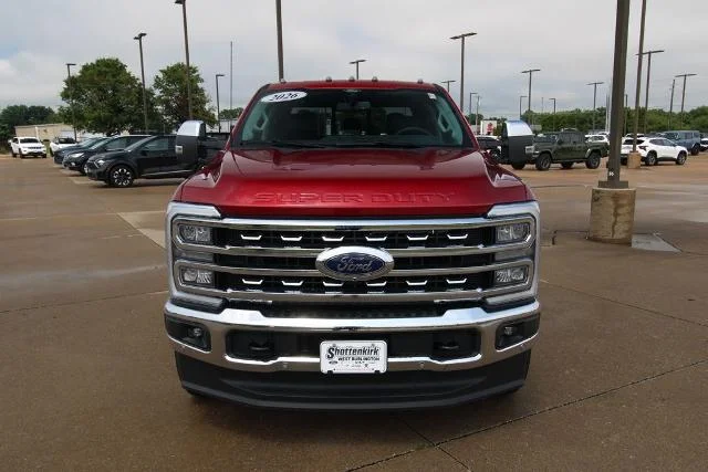 New 2026 Ruby Red Metallic Tinted Clearcoat Ford F-250® Lariat® image 2