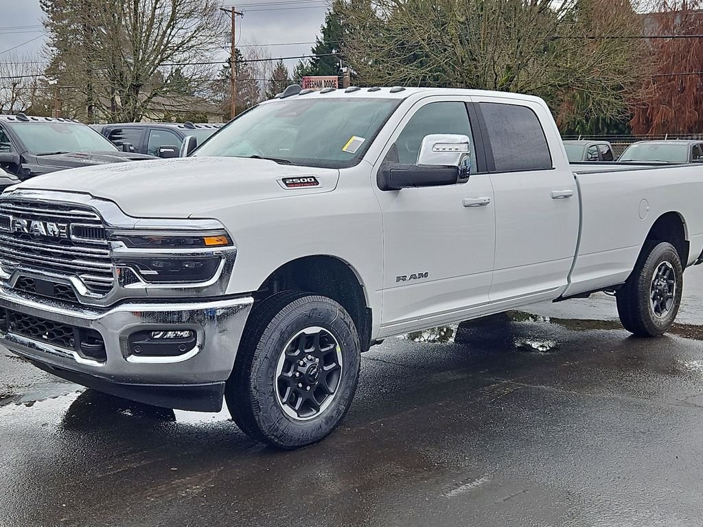 New 2026 Bright White Clear-Coat Exterior Paint RAM Laramie image 3