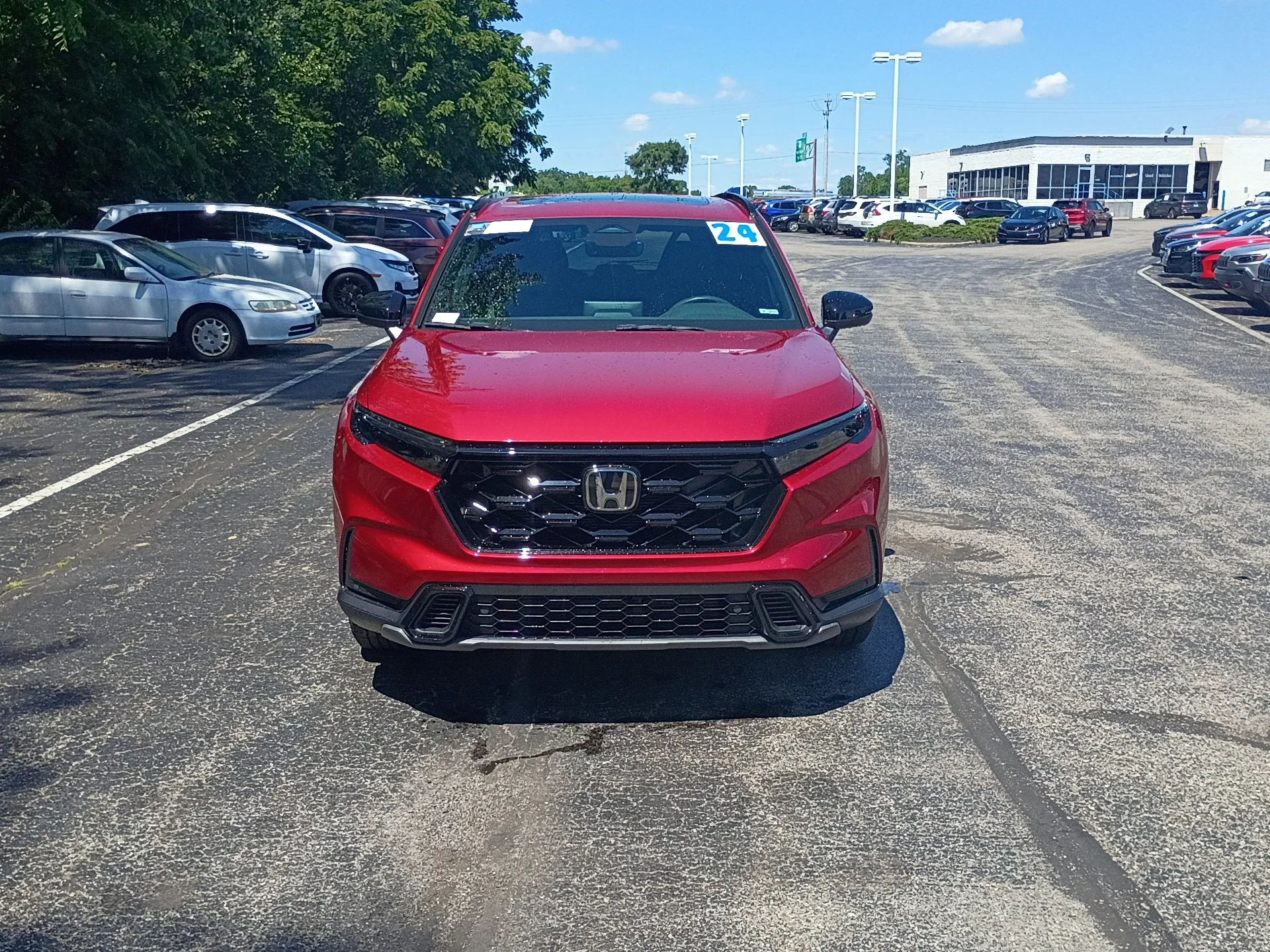 Certified Used 2024 Radiant Red Metallic Honda Sport-L image 8