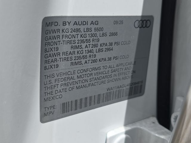 Used 2025 White Audi 2.0T Premium image 39