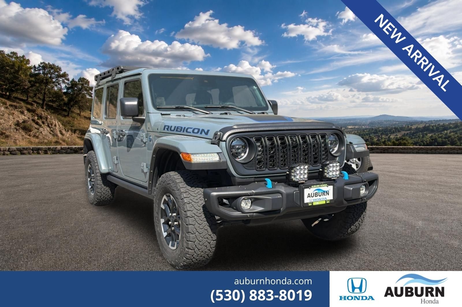 Used 2024 Anvil Clear Coat Jeep Rubicon 4xe image 1